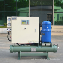 10HP Brazed Plate Stainless Steel Water-Cooled Scroll Chiller for Beverage Processing